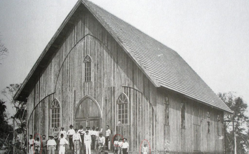 A primeira matriz de Londrina - 1934