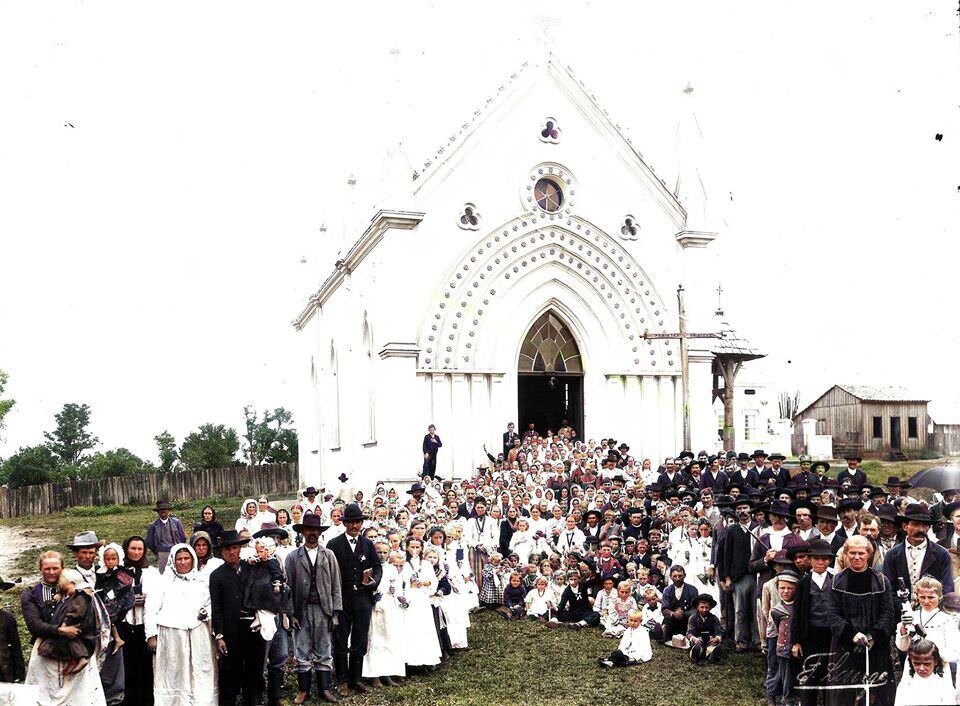 Largo São João, em Ponta Grossa - Década de 1910