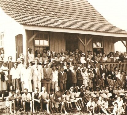 Primeira sede do Clube 13 de Maio - 1921