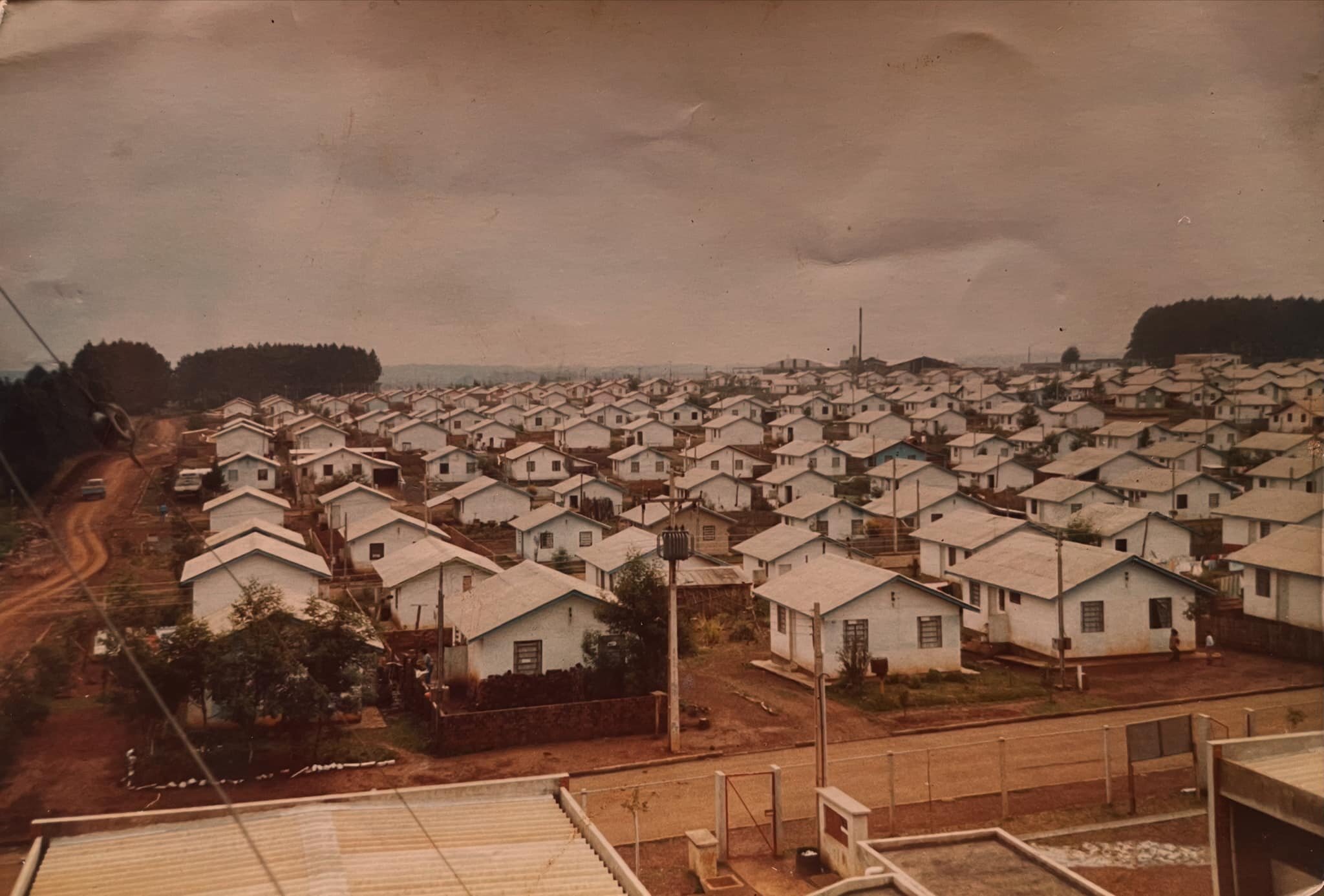 Núcleo Habitacional Cristo Rei, em Guarapuava - Década de 1970