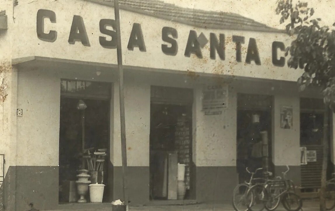 Casa Santa Cruz, em Apucarana - Década de 1970