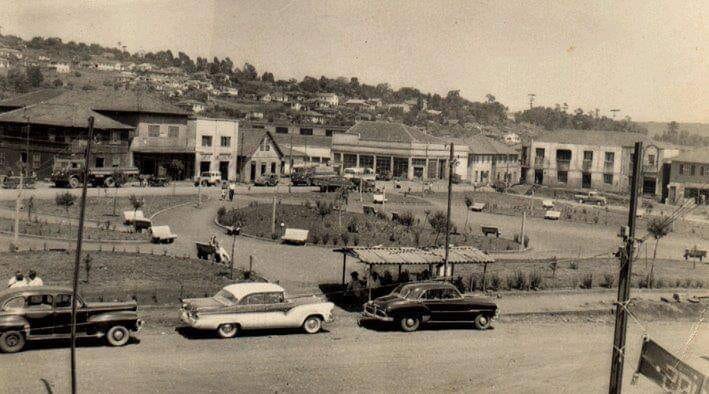 Praça Presidente Vargas, em Pato Branco - 1962