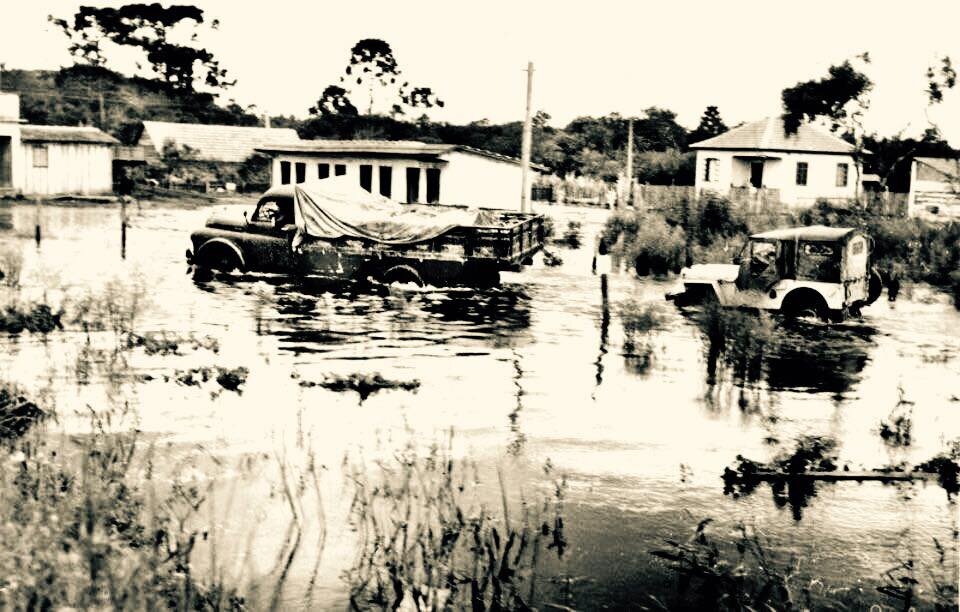 Boneca do Iguaçu, alagado - 1948