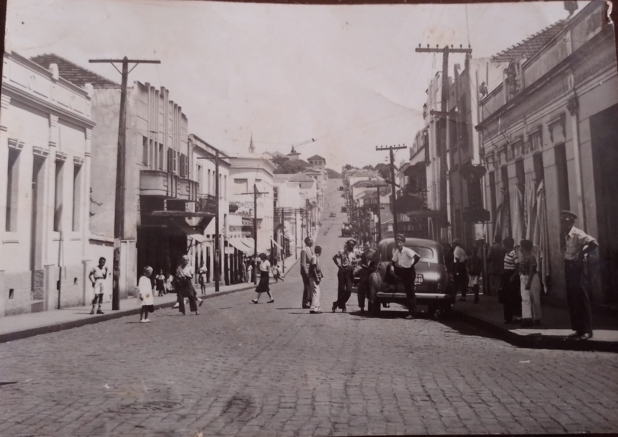 Rua Paraná, em Jacarezinho - Ano desconhecido