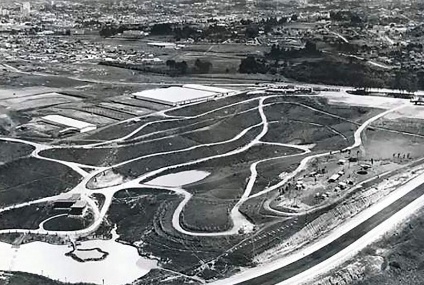 Construção do Parque Barigui - 1972