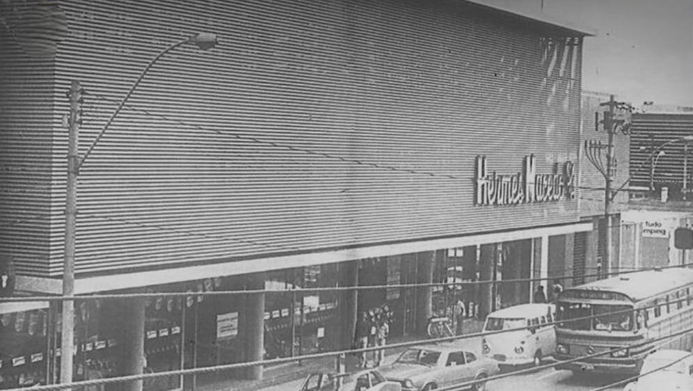 Lojas Hermes Macedo, em Curitiba - Década de 1970