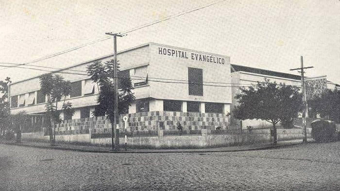 Hospital Evangélico, em Londrina - Década de 1960