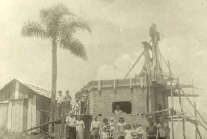 Capelinha do Paredão, em Cruz Machado - Década de 1960